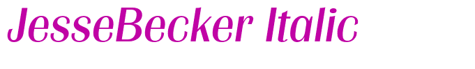 JesseBecker Italic